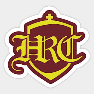 HRC Shield Gold Sticker